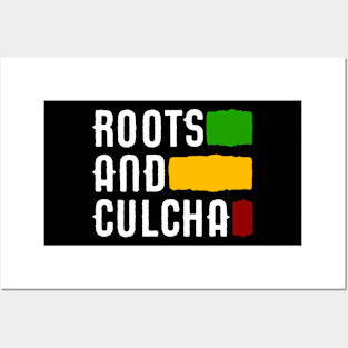 Roots and Culcha Rasta Colors Reggae Posters and Art